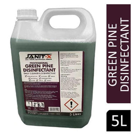 JANIT-X Professional Green Pine Disinfectant 5 Litre - Vending Superstore