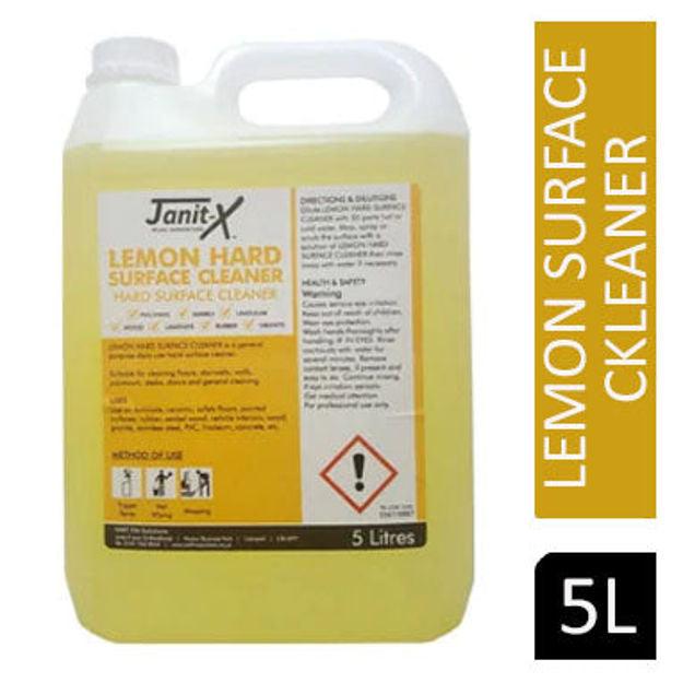 JANIT-X Professional Hard Surface Lemon All Purpose Cleaner 5 Litre - Vending Superstore