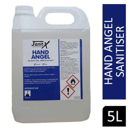 JANIT-X Professional Hand Angel Sanitiser Gel 5 Litre - Vending Superstore