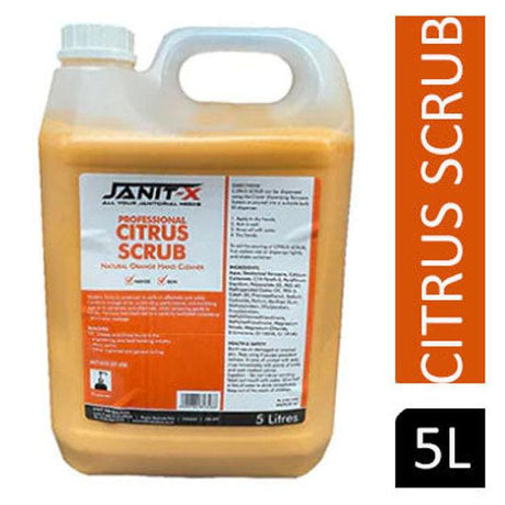 JANIT-X Professional Citrus Scrub 5 Litre - Vending Superstore