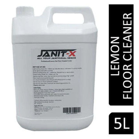 JANIT-X Professional Bio Lemon Floor Cleaner Gel 5 Litre - Vending Superstore