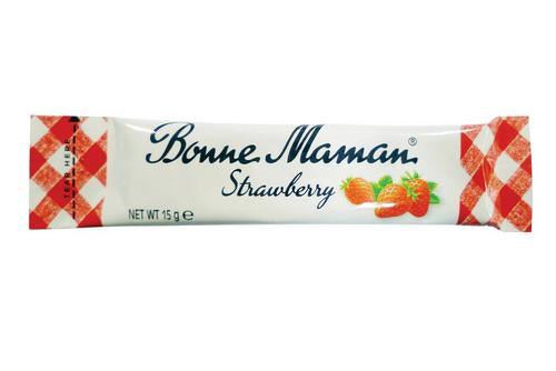 Bonne Maman Strawberry Jam Stick Portions / Sachets - Squeezy Tubes (100x15g) - Vending Superstore