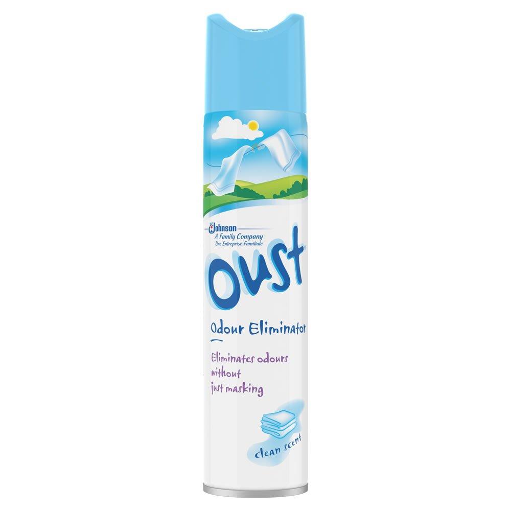 Oust Odour Eliminator Air Freshener - Clean Scent 300ml - Vending Superstore