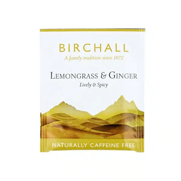 Birchall Tea - Lemongrass & Ginger 250 Individually Wrapped Envelope Tea Bags - Vending Superstore
