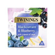 Twinings - Blackcurrant & Blueberry Tea Bags (Non Enveloped) (Box of 20)