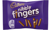 Cadbury Nibbly Fingers - Milk Chocolate Biscuit Fingers 40g (Box of 16)