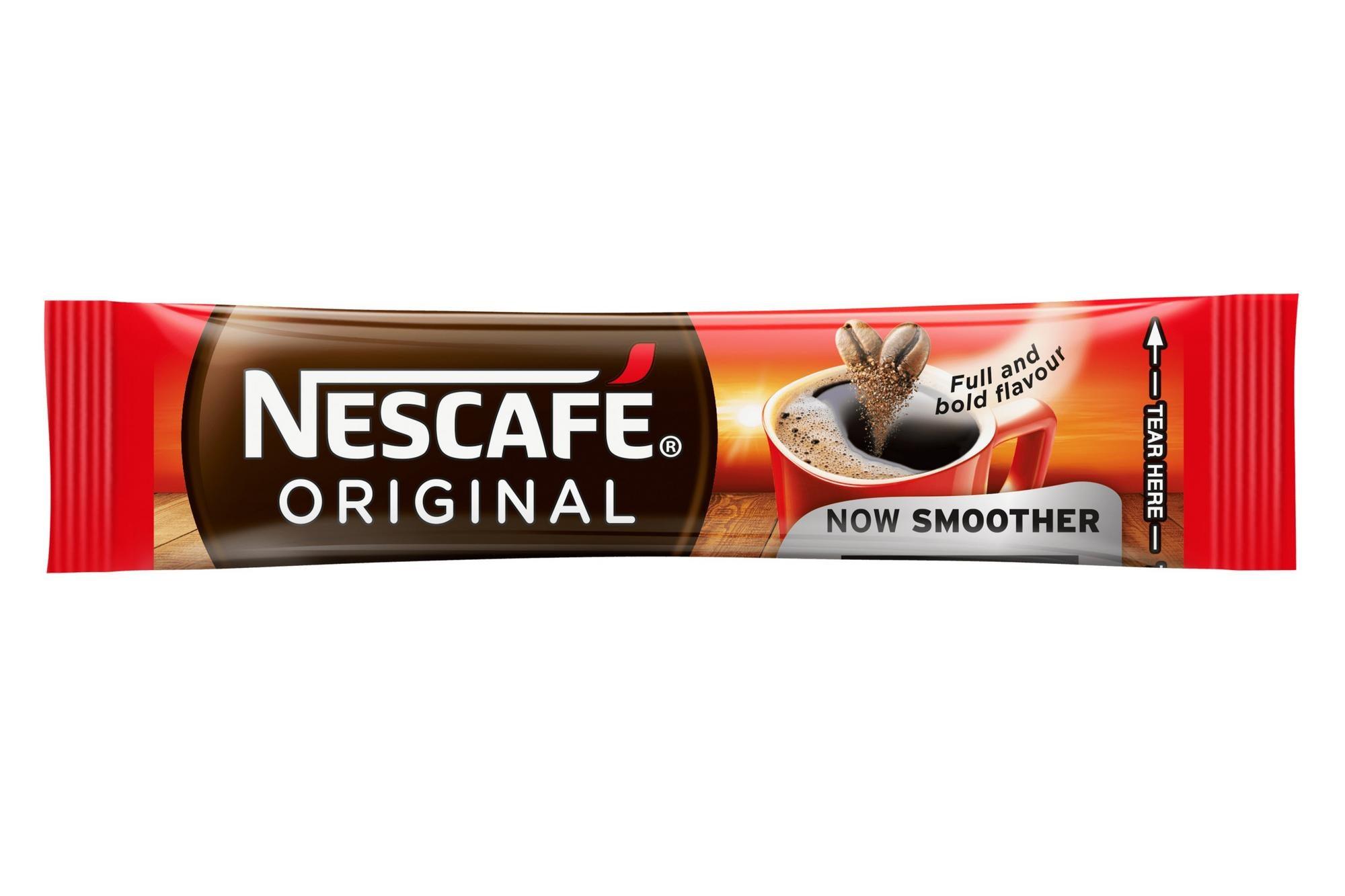 Nescafe Original: Individual Coffee Sticks / Sachet Portions - Pack Of 200 - Vending Superstore