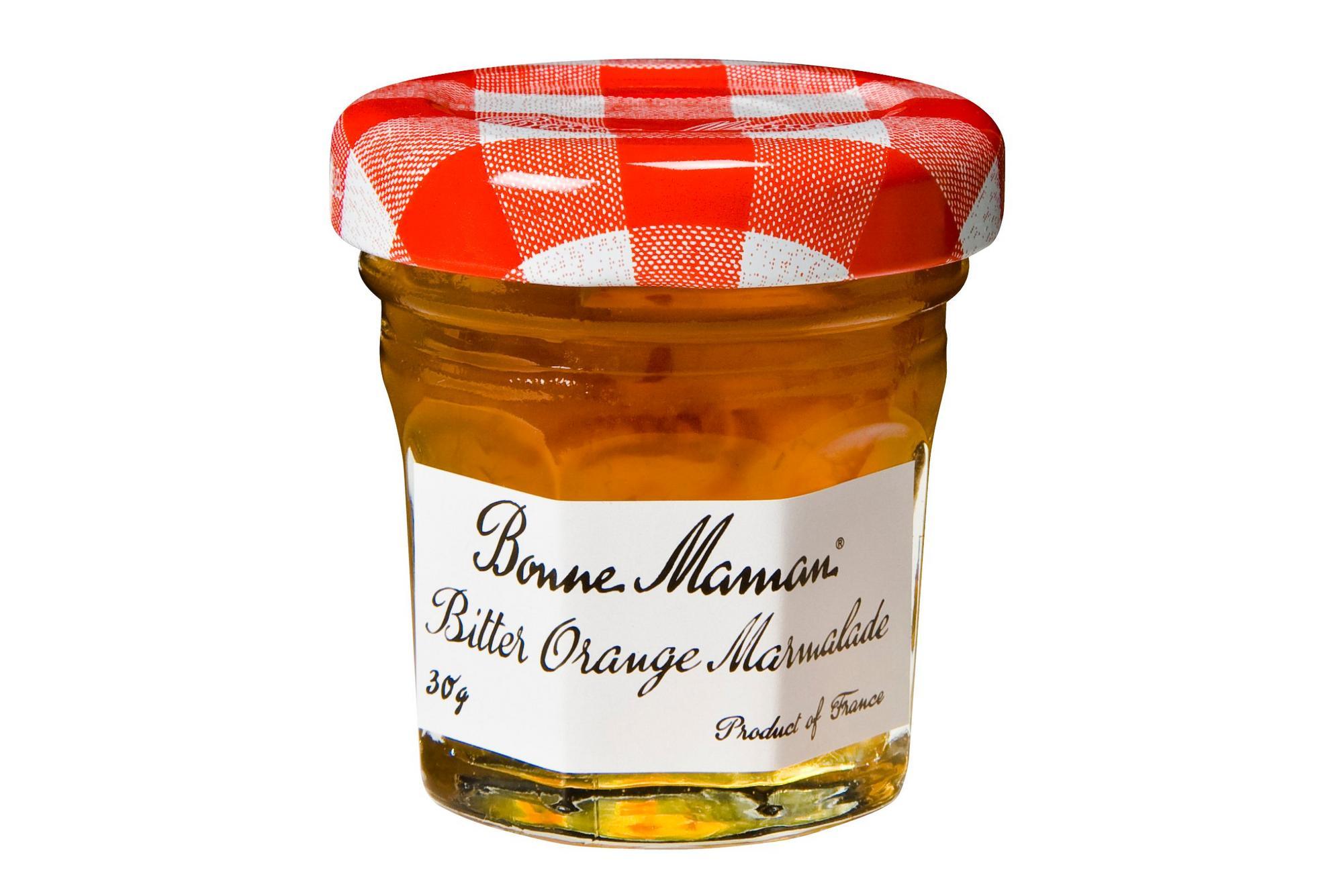 Bonne Maman Bitter Orange Marmalade 30g - Mini Glass Jars - Pack of 15 - Vending Superstore