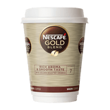 Nescafe &amp; Go - Foil Sealed Drinks: Gold Blend White Coffee - Sleeve Of 8 Cups - Vending Superstore