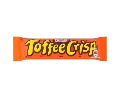 Toffee Crisp Chocolate Bars - Full Case of 24x38g - Vending Superstore