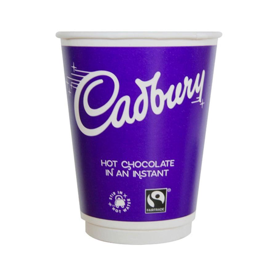 Nescafe &amp; Go Compatible - Foil Sealed Drinks: Cadbury Hot Chocolate - Sleeve Of 10 Cups - Vending Superstore