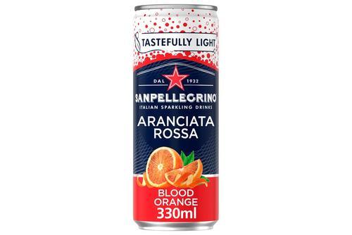 San Pellegrino Blood Orange 12 x 330ml Cans - Vending Superstore