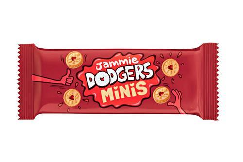 Jammie Dodgers Mini Bulk Box - 180 Individually Wrapped Biscuit Portion Packs (4 Biscuits) - 180x20g - Vending Superstore
