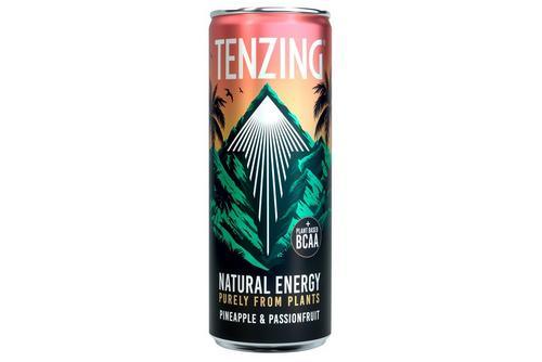 Tenzing Pineapple & Passionfruit Natural Energy Drink 12x250ml Cans - Vending Superstore