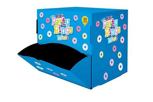 Fox's Mini Party Rings- Individually Wrapped Portion Packs- 40 x 21g - Vending Superstore