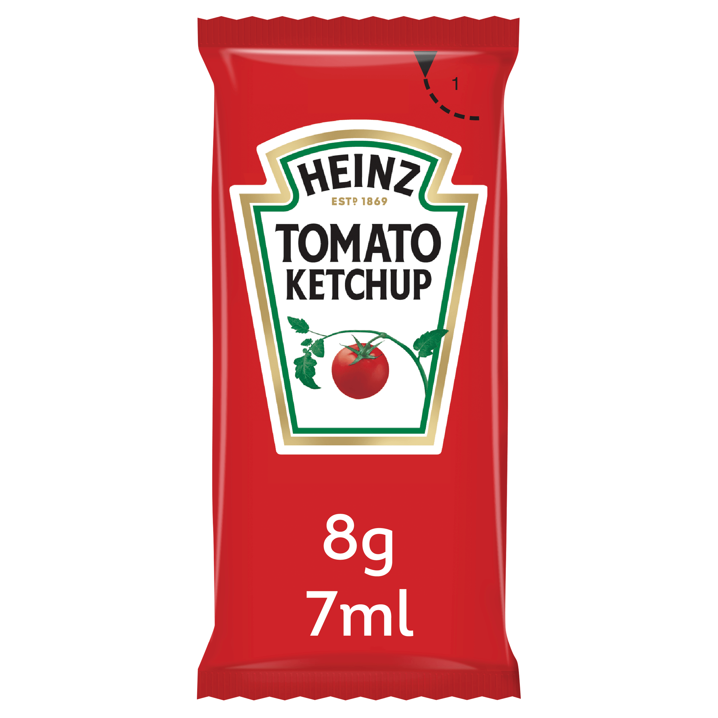 Heinz Tomato Ketchup Sauce Portions - Box of 200 Sachets - Vending Superstore