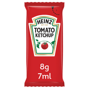 Heinz Tomato Ketchup Sauce Individually Wrapped Sachet Portions - 8g (Box of 200)