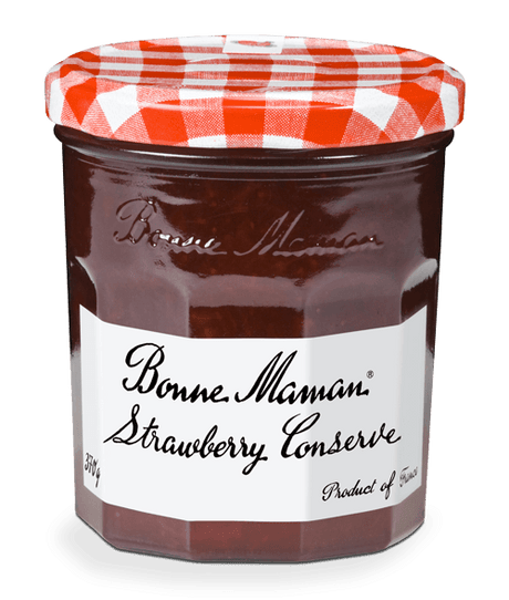 Bonne Maman Strawberry Conserve 30g - Mini Glass Jars - Pack of 15 - Vending Superstore