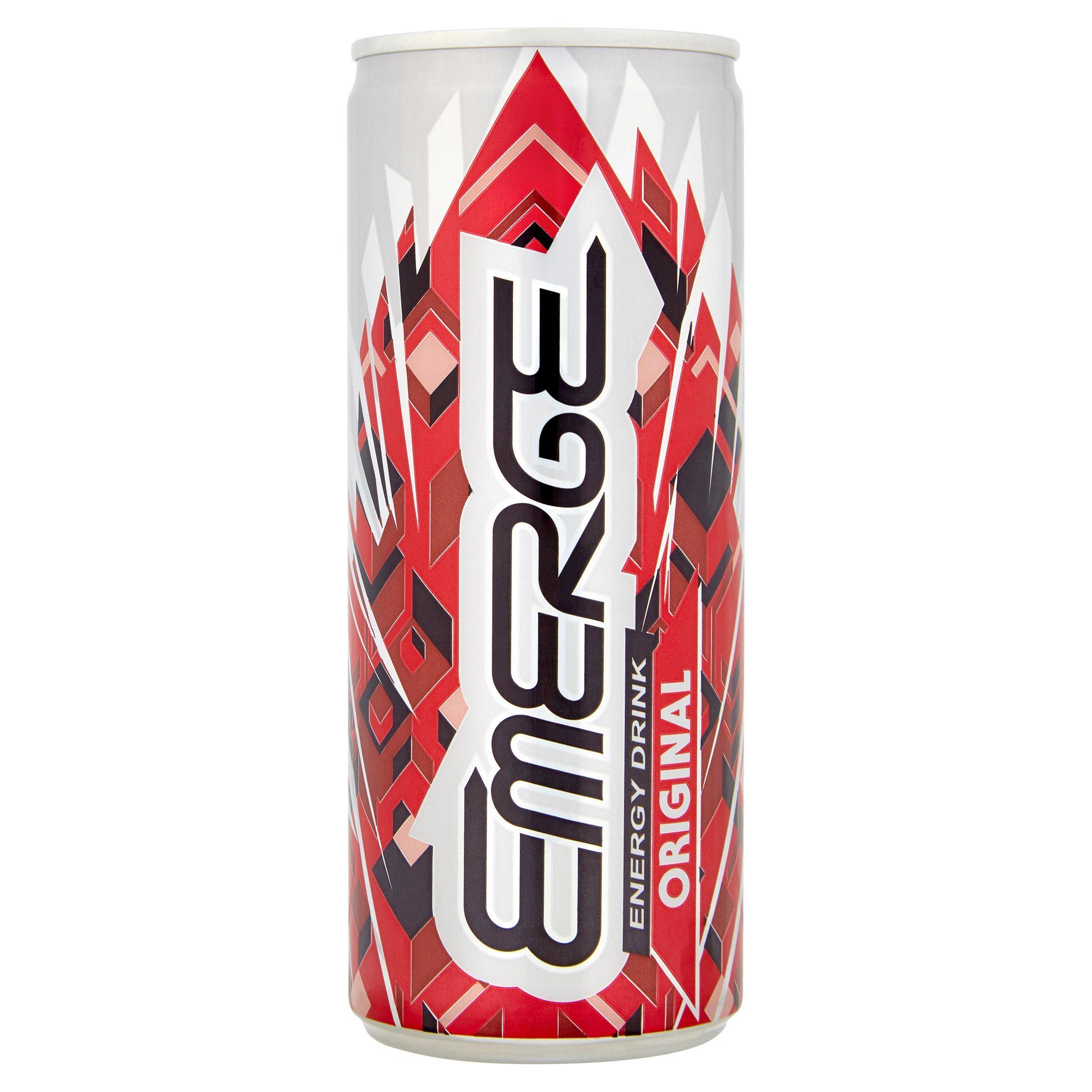 Emerge Energy Original Drink Cans - 24 x 250ml - Vending Superstore