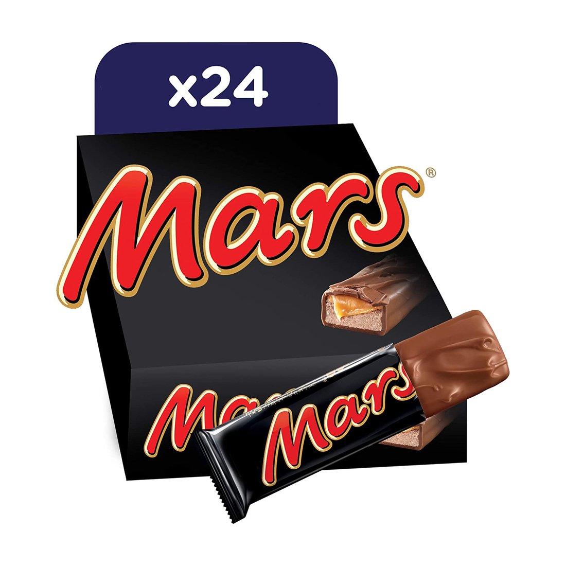Mars Bars - Box of 24 Chocolate Bars - Vending Superstore