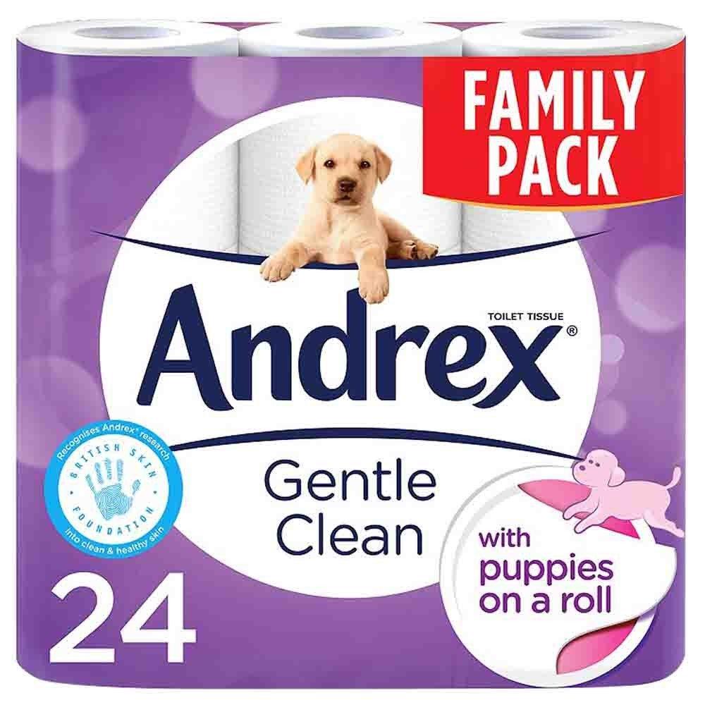 Andrex Toilet Roll - Gentle Clean - 24 Pack - Vending Superstore