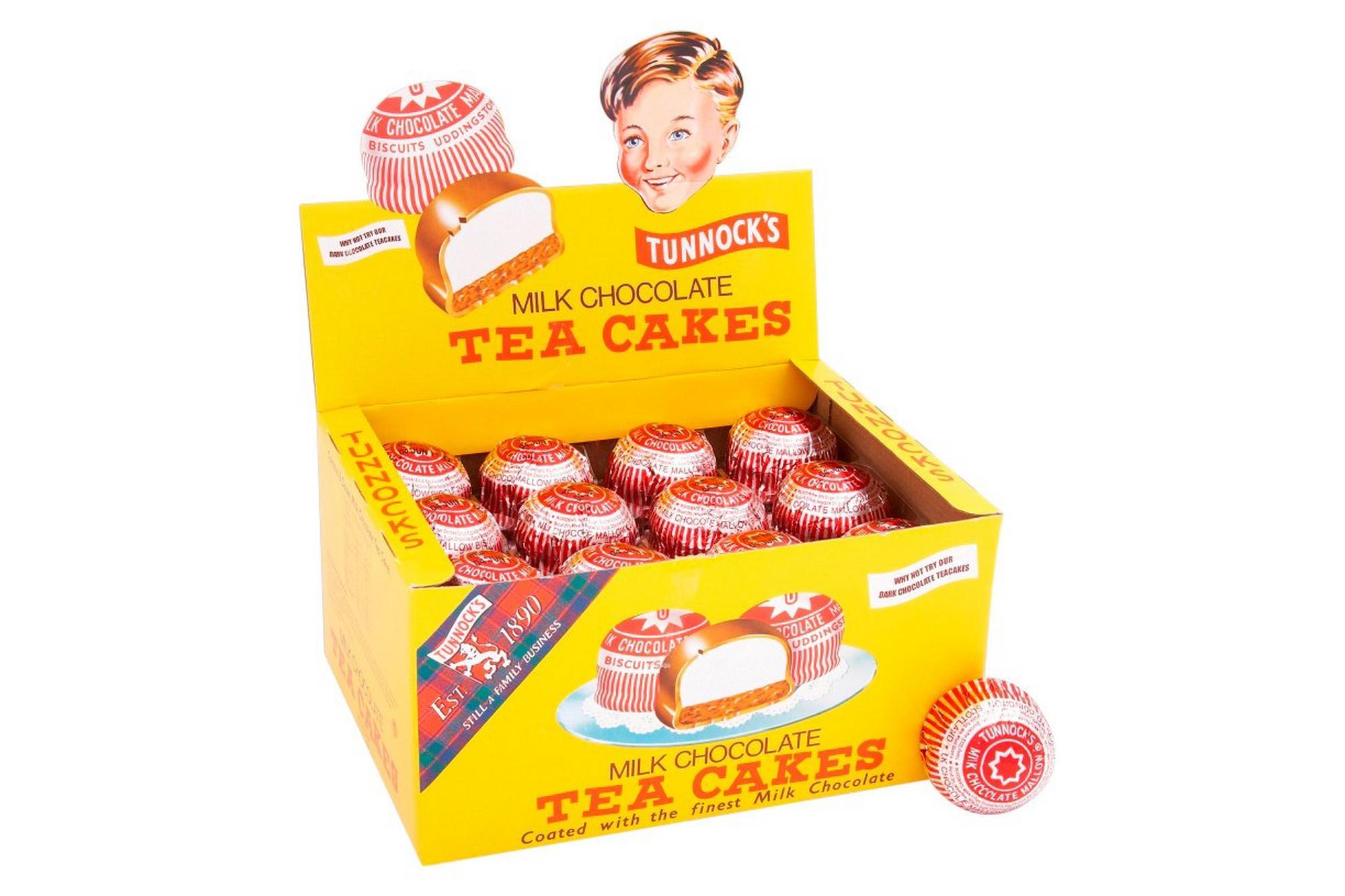 Tunnock's Milk Chocolate Tea Cakes 24g - Box of 36 Individually Wrapped - Vending Superstore