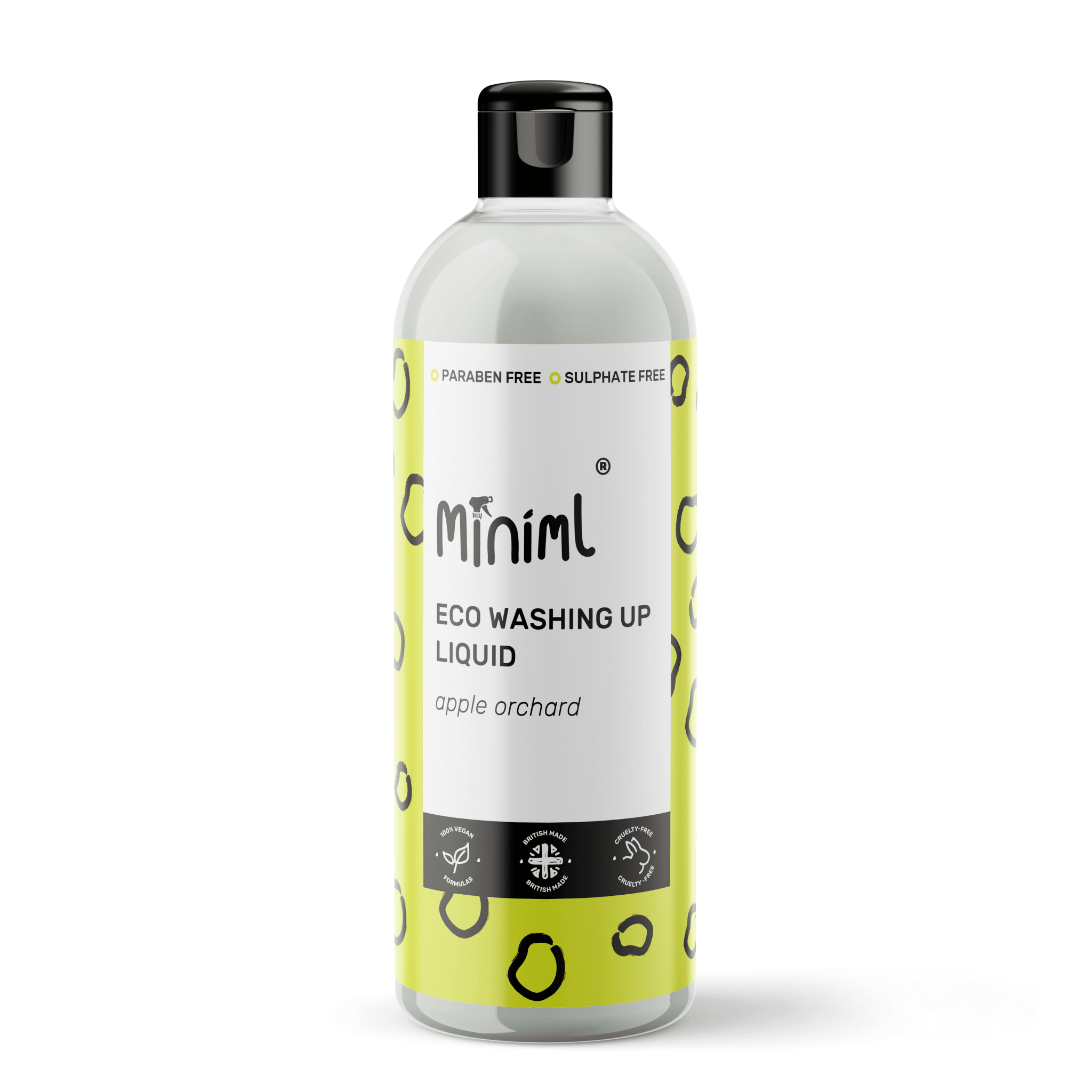 Miniml - Eco Friendly- Washing Up Liquid - Apple Orchard - 500ml - Vending Superstore