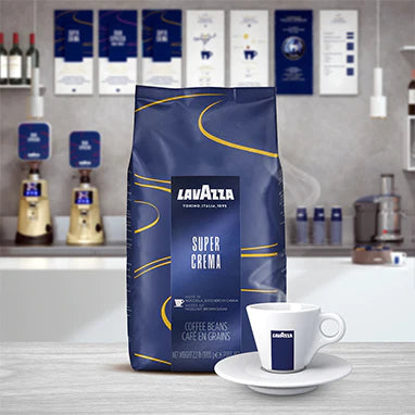 Lavazza Super Crema Coffee Beans (1kg Bags or Full Case) - Vending Superstore