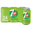 7UP Sugar Free: Soft Drink Cans - 24 x 330ml - Vending Superstore