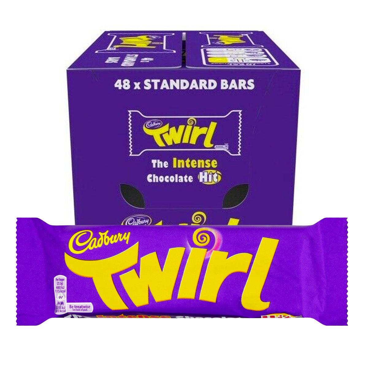 Cadbury Twirl Bars - 48 Bars (43g) - Vending Superstore