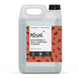 Miniml - Eco Friendly - Multi-Surface Cleaner - Blood Orange - 5 Litre - Vending Superstore