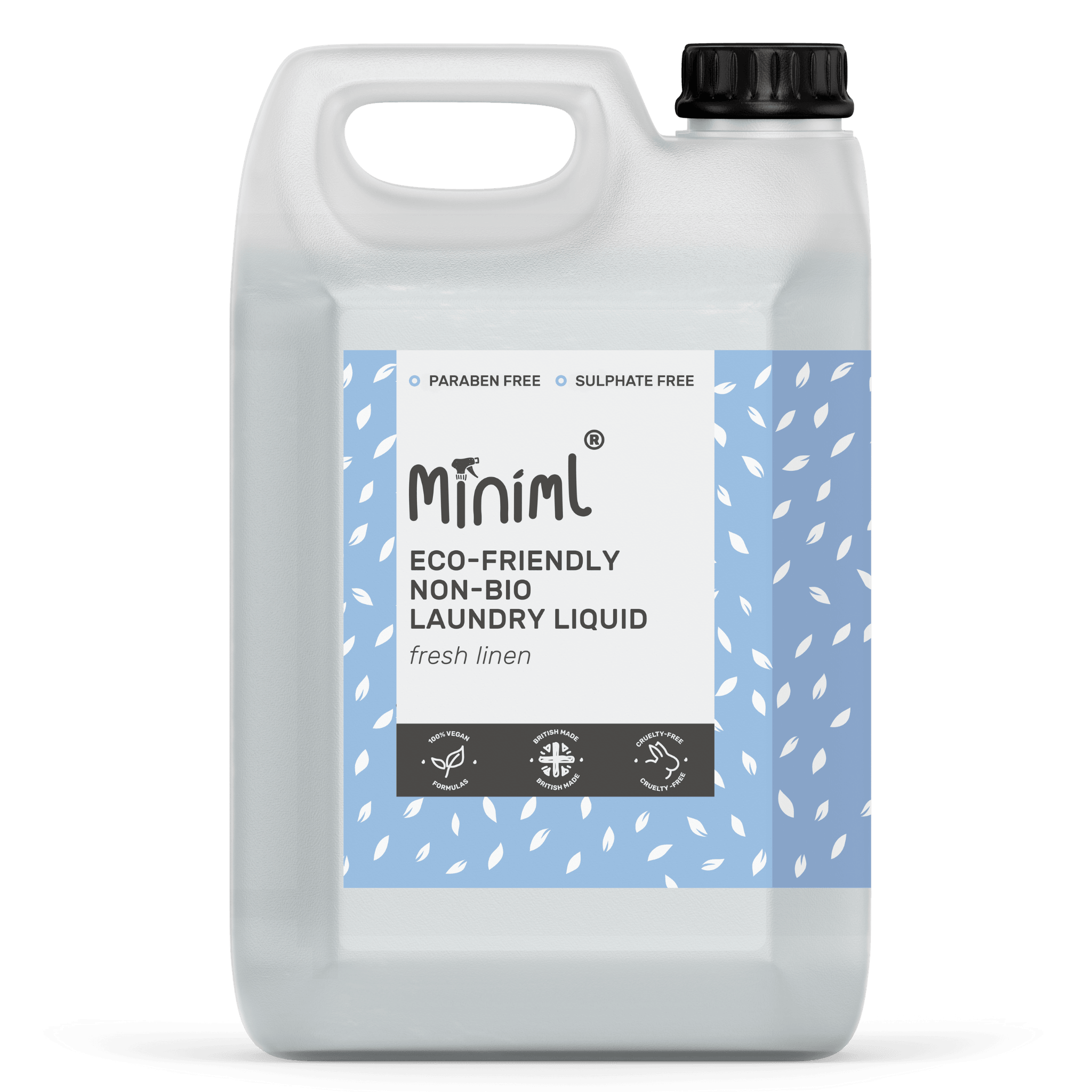 Miniml - Eco Friendly - Laundry Liquid - Fresh Linen -5L Refill - Vending Superstore