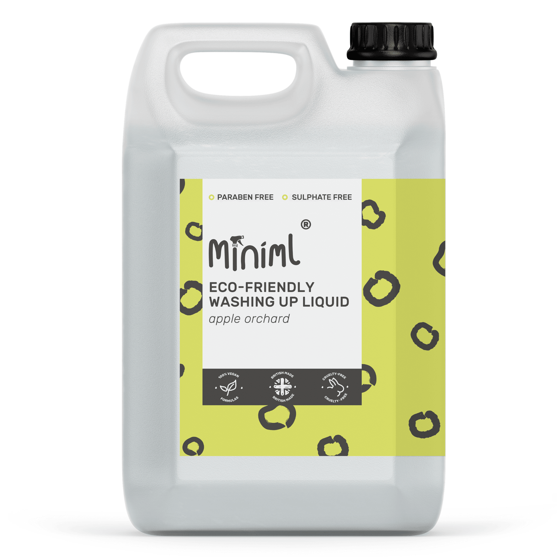 Miniml - Eco Friendly - Washing Up Liquid - Apple - 5 Litre - Vending Superstore