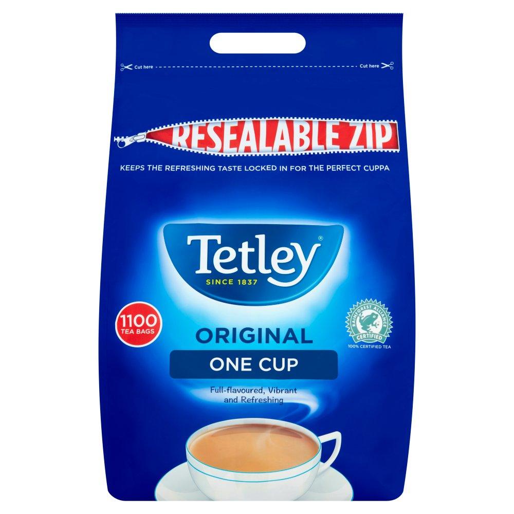 Tetley Tea: One Cup Tea Bags For Caterers - 1100 Bags - Vending Superstore