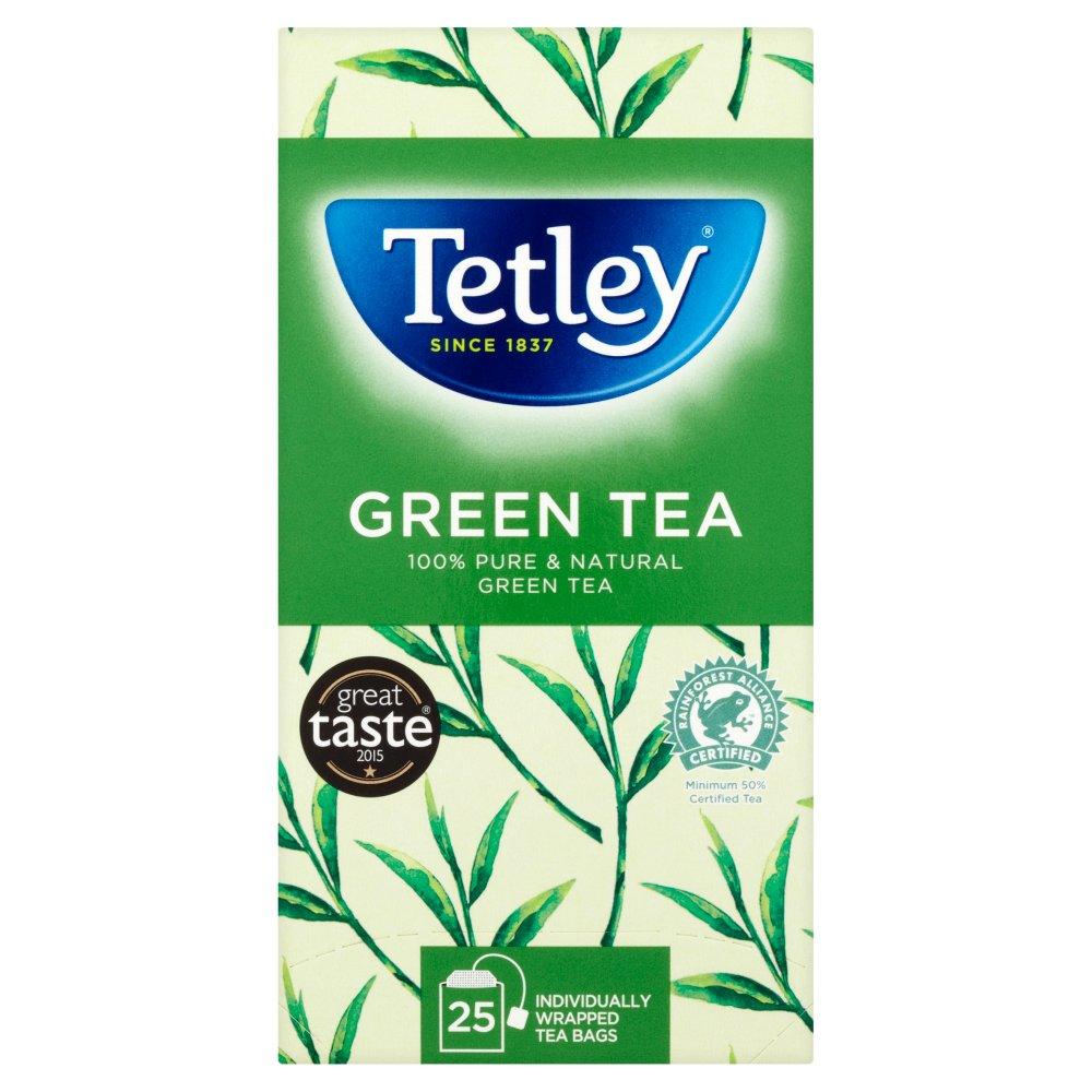 Tetley Tea: Green Tea Envelope Tea Bags - 25 Bags - Vending Superstore
