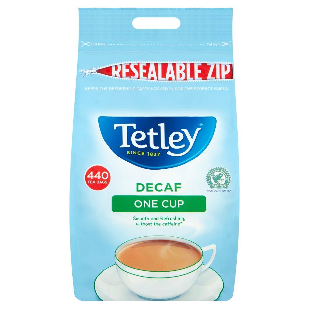 Tetley Tea: Decaf One Cup Tea Bags For Caterers - 440 Bags - Vending Superstore