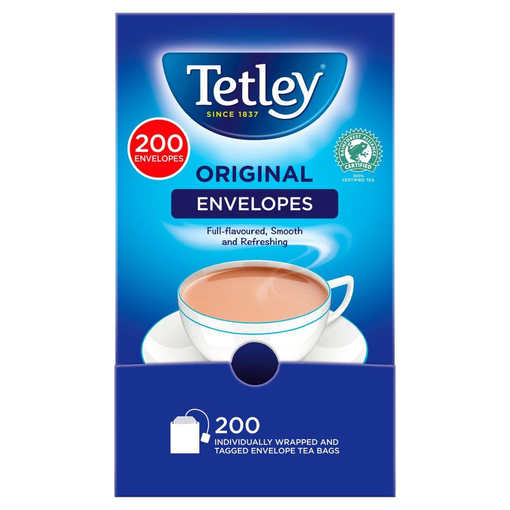 Tetley Tea: Envelope Tea Bags - 200 Bags - Vending Superstore