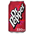 Dr Pepper: Soft Drink Cans - 24 x 330ml - Vending Superstore