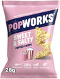 Popworks Sweet & Salty Popped Crisps 18 x 28g - Vending Superstore