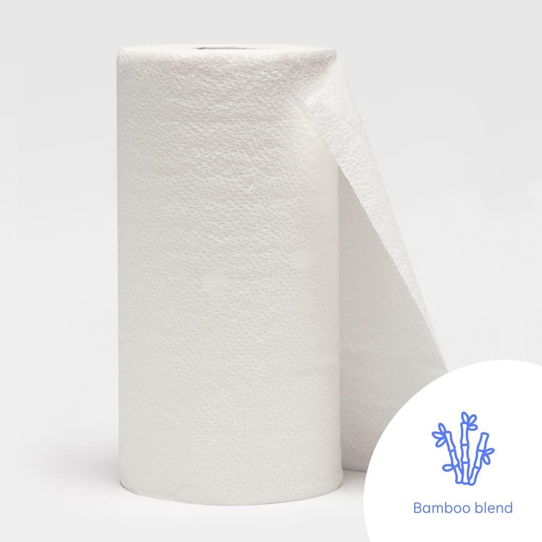 Who Gives A Crap - Eco-Friendly Bamboo Blend 2-Ply Kitchen Towels (6 Rolls) - Vending Superstore