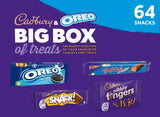 Cadbury & OREO Biscuit Big Box of Treats - 64 Individually Wrapped Biscuit Portion Packs - Vending Superstore