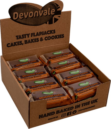 Devonvale Chocolate Brownies 60g Pack 24 - Vending Superstore