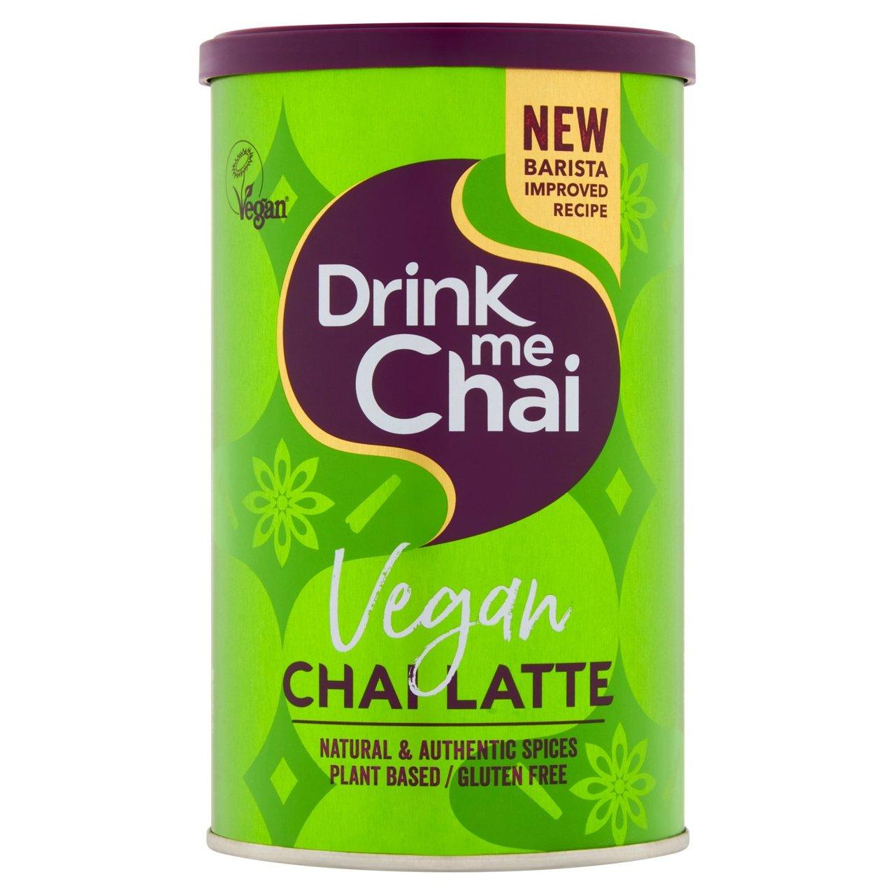 Drink Me Chai: Vegan Chai Latte Mix - 250g Tub - Vending Superstore