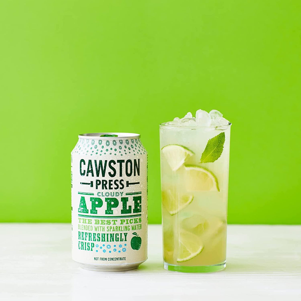 Cawston Press Cloudy Apple Sparkling Juice (330ml x 24 cans) - Vending Superstore