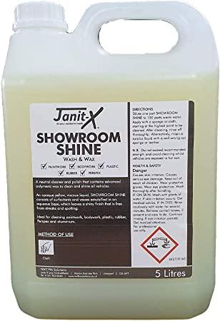 JANIT-X Car Shampoo & Wax Showroom Shine 5 Litre - Vending Superstore