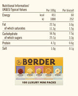 Border Biscuits: 100 Twinpacks | 5 Varieties | Individually Wrapped Biscuit Portion Twin Packs - Vending Superstore