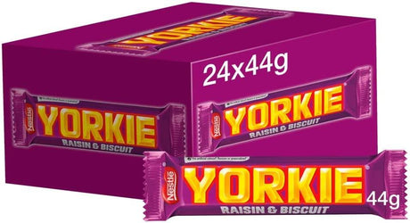 Yorkie Raisin and Biscuit Case of 24 bars - Vending Superstore