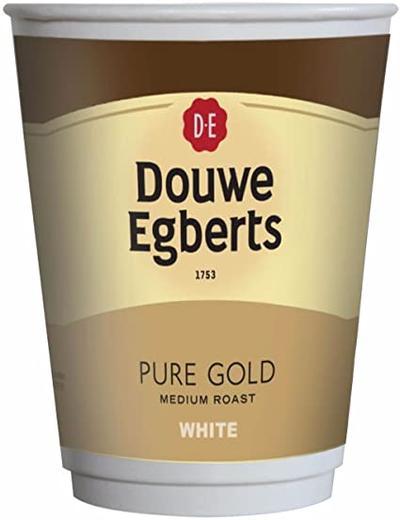 Nescafe &amp; Go Compatible - Foil Sealed Drinks: Douwe Egberts Gold White Coffee - Sleeve of 10 Cups - Vending Superstore