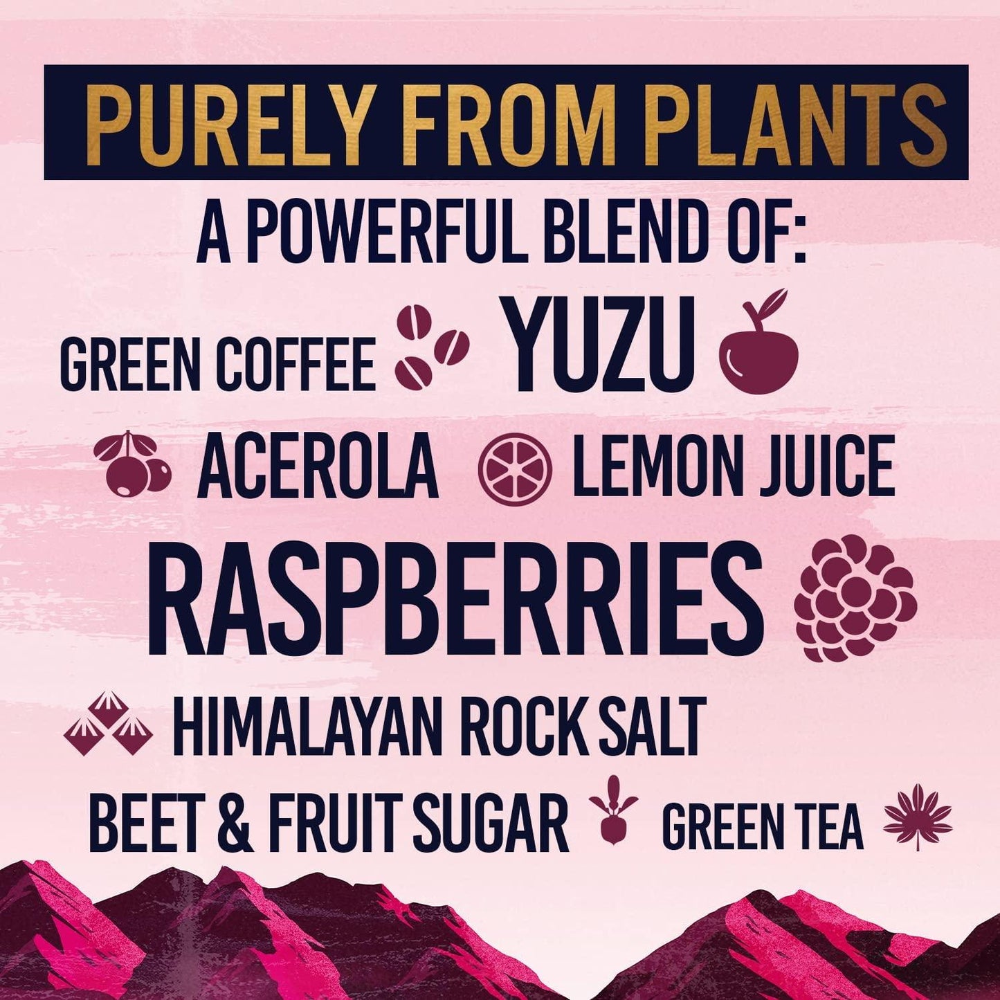 Tenzing Natural Raspberry & Yuzu Natural Energy Drink 12x250ml Cans - Vending Superstore