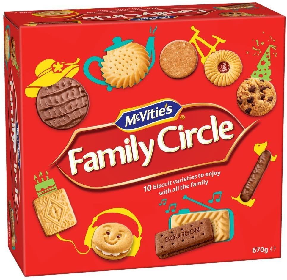 McVities: Family Circle Biscuit Selection - 670g - Vending Superstore